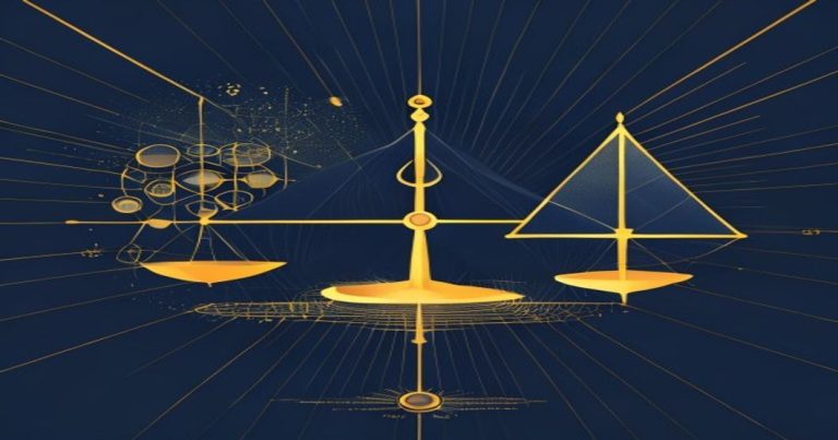 Illustration conceptuelle comparant les structures SARL et SA au Luxembourg, avec des formes géométriques bleues et dorées symbolisant le choix stratégique.