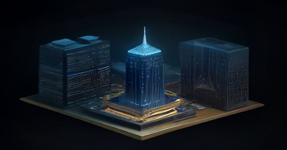 Illustration professionnelle en tons bleu et or représentant la structuration d'investissements en capital à risque au Luxembourg avec des symboles financiers abstraits et la carte du Luxembourg.