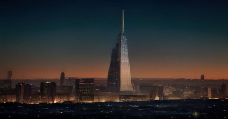 Illustration conceptuelle de l'écosystème d'investissement SICAR au Luxembourg avec skyline stylisé, graphiques de croissance et symboles de capital-investissement en tons bleu et or.