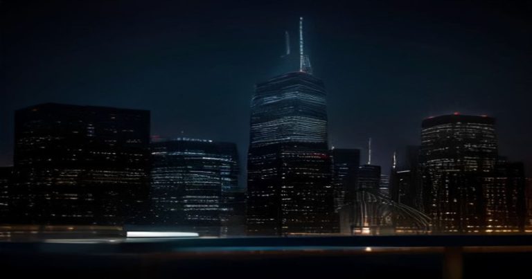 Illustration corporate élégante en bleu et or représentant le cadre juridique luxembourgeois des fonds RAIF, avec documents stylisés, échelle de justice et skyline de Luxembourg, sans texte ni visage.