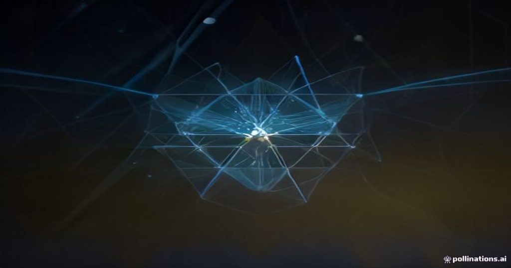 Elegant blue and gold corporate illustration of a Luxembourg SOPARFI holding company structure with interconnected subsidiary nodes and legal framework symbols.