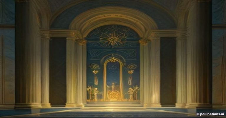 Elegant blue and gold corporate illustration of the Luxembourg SICAR legal framework with pillars, scales, investment network, and regulatory shield, no text.