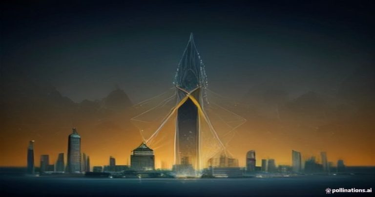 Elegant blue and gold corporate illustration of the Luxembourg RAIF legal and financial framework, featuring abstract skyline, scales of justice, and structured investment symbols.